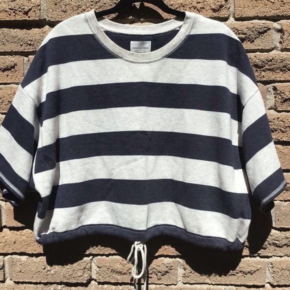 𝅺AMERICAN Eagle Outfitters Baby Tee Sweetheart Crop Top - Picture 2 of 13